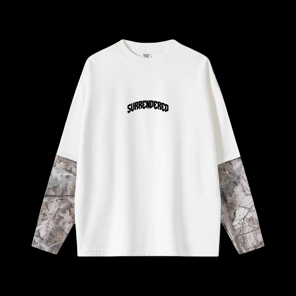 Heavyweight White Camo Long Sleeve